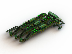 Sorting Plants for Municipal Solid Waste 3Dモデル