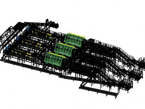 Sorting Plants for Municipal Solid Waste 3Dモデル