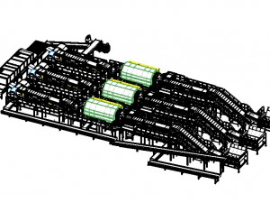 Sorting Plants for Municipal Solid Waste 3D Model