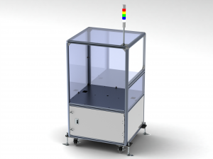 Aluminum Robot Structure - Enclosed 3D Model