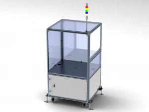 Estrutura do Rob&ocirc; em Alum&iacute;nio - Fechada Modelo 3D