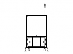 Aluminum Robot Structure - Enclosed 3D Model