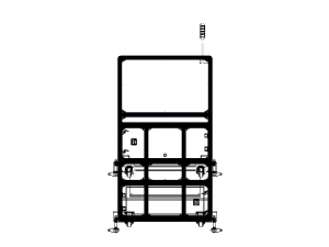 Aluminum Robot Structure - Enclosed 3D Model