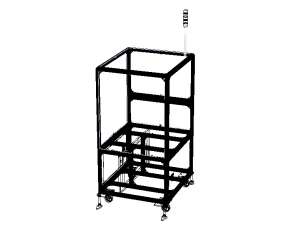 Aluminum Robot Structure - Enclosed 3D Model