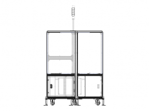 Aluminum Robot Structure - Enclosed 3D Model