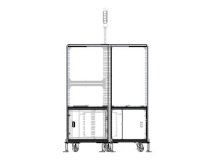 Aluminum Robot Structure - Enclosed 3D Model