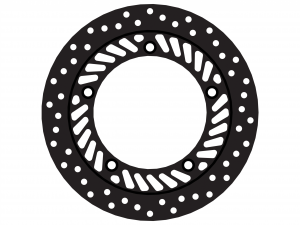 Front Brake Disc Rotor for Honda CBF250 3D-Modell