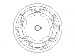 マイナスドライバー 全長2mm&times;130mm 3Dモデル
