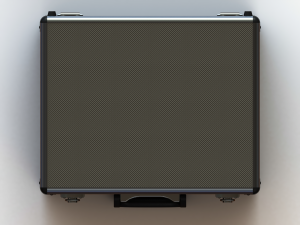 Tool Case Aluminium Radiused Edges 3D Model