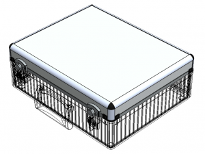 Tool Case Aluminium Radiused Edges 3D Model