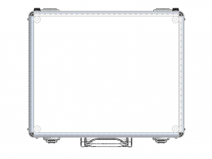 Tool Case Aluminium Radiused Edges 3D Model