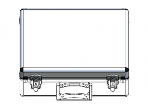 Tool Case Aluminium Radiused Edges 3D Model