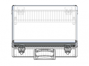 Tool Case Aluminium Radiused Edges 3D Model