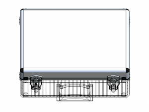Tool Case Aluminium Radiused Edges 3D Model