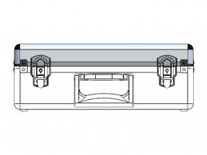 Tool Case Aluminium Radiused Edges 3D Model