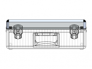 Tool Case Aluminium Radiused Edges 3D Model