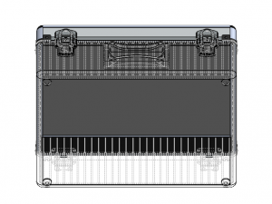 Tool Case Aluminium Radiused Edges 3D Model