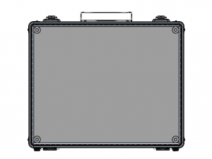 Tool Case Aluminium Radiused Edges 3D Model