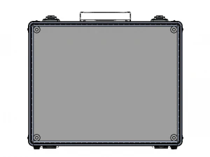 Tool Case Aluminium Radiused Edges 3D Model