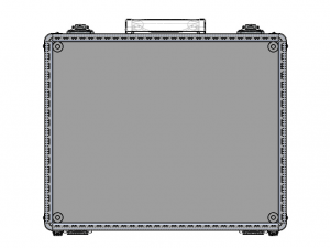 Tool Case Aluminium Radiused Edges 3D Model