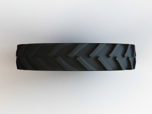 Field Road Rear Tractor Tires 3D Модель