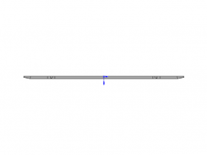 180 Degree Protractor 15cm Model 3D