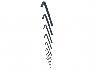 Hex Keys - Long Series Metric Modelo 3D