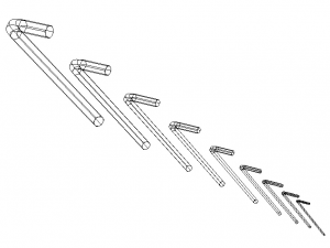 Hex Keys - Long Series Metric Modelo 3D