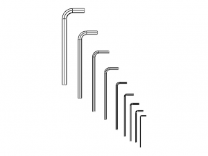 Hex Keys - Long Series Metric Modelo 3D