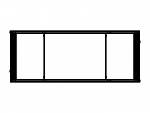 4-Tier Aluminum Storage Shelving Unit Model 3D