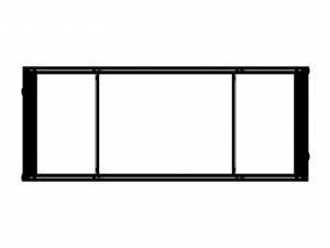 4-Tier Aluminum Storage Shelving Unit Model 3D