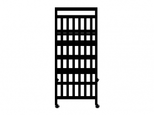Aluminum Mobile Utility Rack Modèle 3D