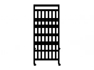 Aluminum Mobile Utility Rack 3D Model