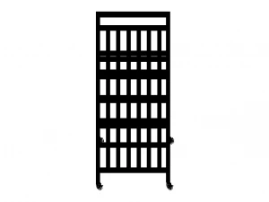 Aluminum Mobile Utility Rack 3D Model