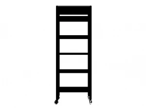 Aluminum Mobile Utility Rack 3D Model