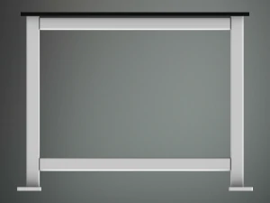 Machine Table with 1200 X 1200 Top 3D Model