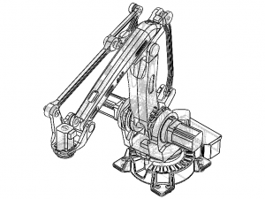 ABB Palletizer Robot IRB 460 3D 模型