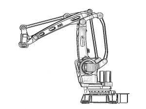 ABB Palletizer Robot IRB 460 3D 模型