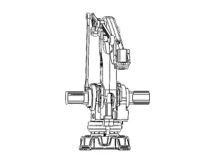 ABB Palletizer Robot IRB 460 3D Model