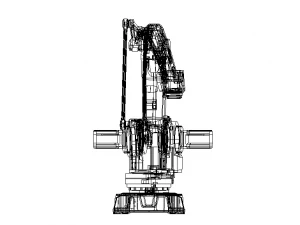 ABB Palletizer Robot IRB 460 3D Model