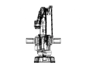 ABB Palletizer Robot IRB 460 3D Model