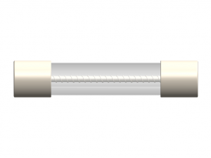 Time Lag Glass Tube Fuse 15A Modelo 3D