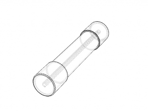 Time Lag Glass Tube Fuse 15A Modelo 3D