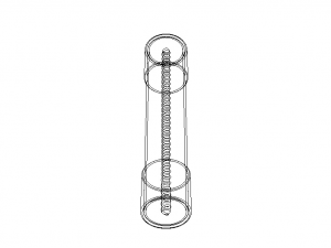 Time Lag Glass Tube Fuse 15A Modelo 3D
