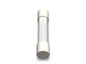 Time Lag Glass Tube Fuse 15A 3D Model