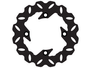 Arashi Rear Brake Disc Rotors 3D Model
