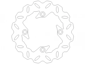 Arashi Rear Brake Disc Rotors 3D Model