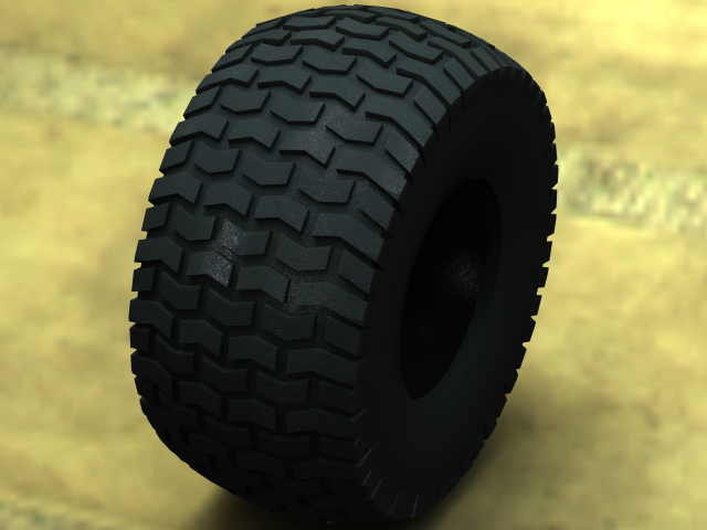 18X850-8 Chevron Tractor Tire Modello 3D .c4d .max .obj .3ds .fbx .stl .blend 