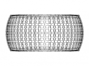 18X850-8 Chevron Tractor Tire Modello 3D