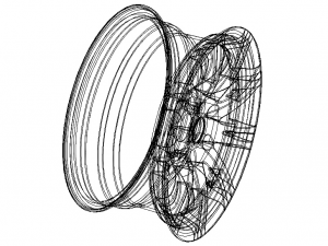 Car Classics Style Rims R18 3D Модель